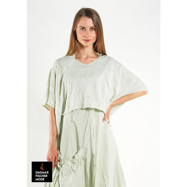 Sehr kurzer Oversize Pulli von RUNDHOLZ BLACK LABEL in black & mint