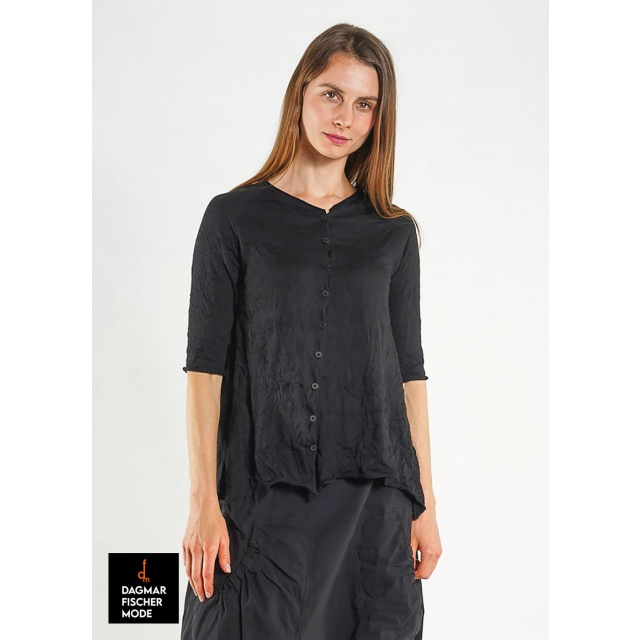 Strickjacke von RUNDHOLZ BLACK LABEL in black & mint