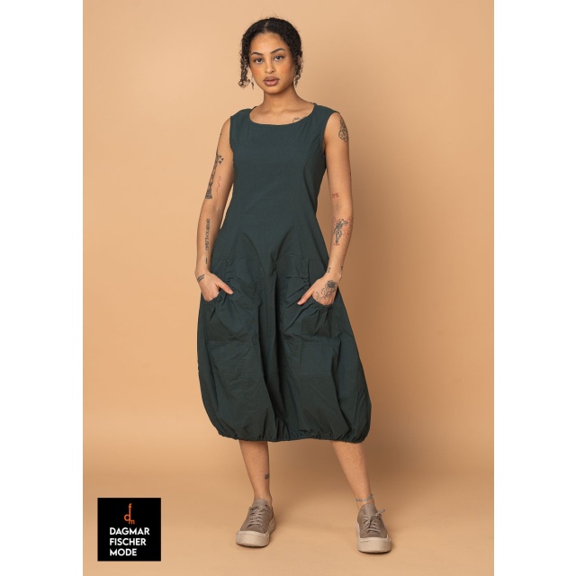 Elastic tulip dress by RUNDHOLZ BLACK LABEL in tree & salina