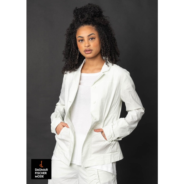 Elasticated blazer by RUNDHOLZ BLACK LABEL in tree & salina