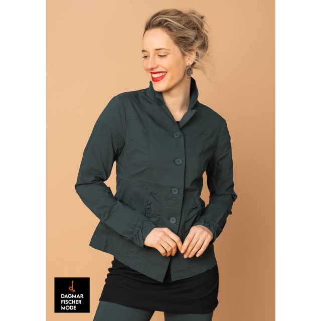 Elastischer Blazer von RUNDHOLZ BLACK LABEL in black, tree & salina