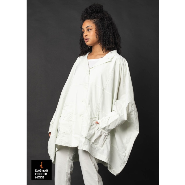 Elastic onesize jacket by RUNDHOLZ BLACK LABEL in black, tree & salina