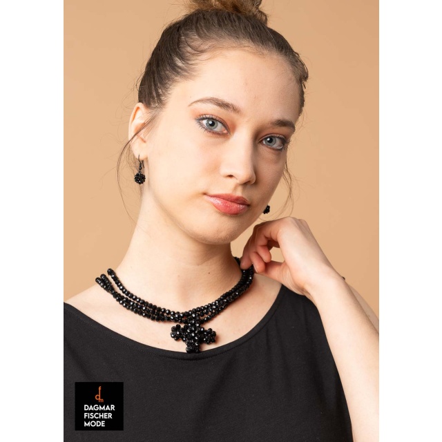 Necklace A CHAIN M by PLÜ in black