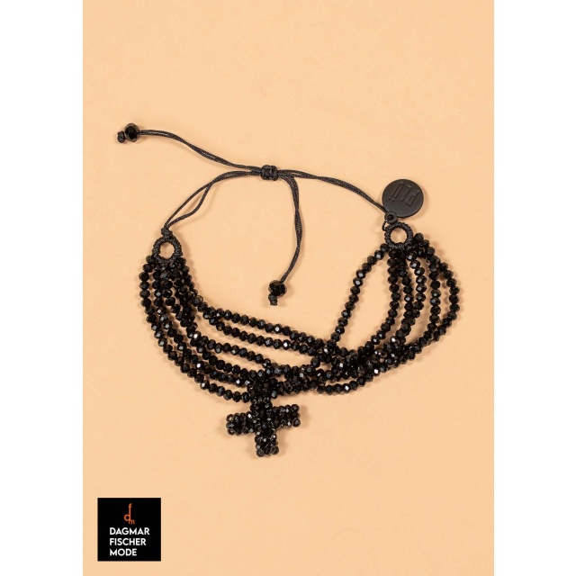 Bracelet A CHAIN BRACELET by PLÜ in black