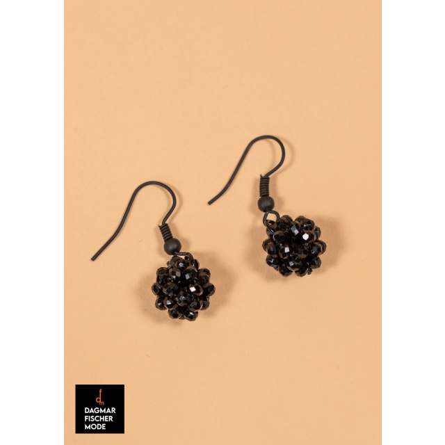 Earring EARRING MARBLE by PLÜ in black