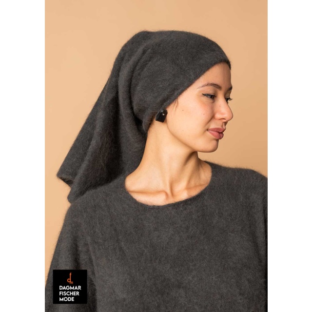 Weiche Mütze aus Waschbärwolle von RUNDHOLZ in swamp