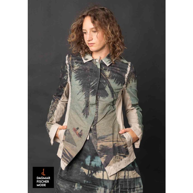 Taillierte Jacke von RUNDHOLZ DIP mit saisonalem Print