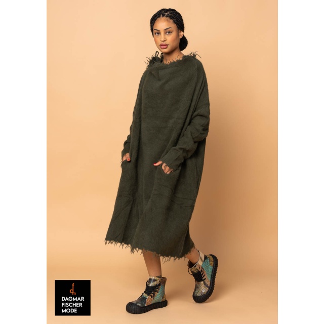 Oversize Stricktunika von RUNDHOLZ DIP in pine