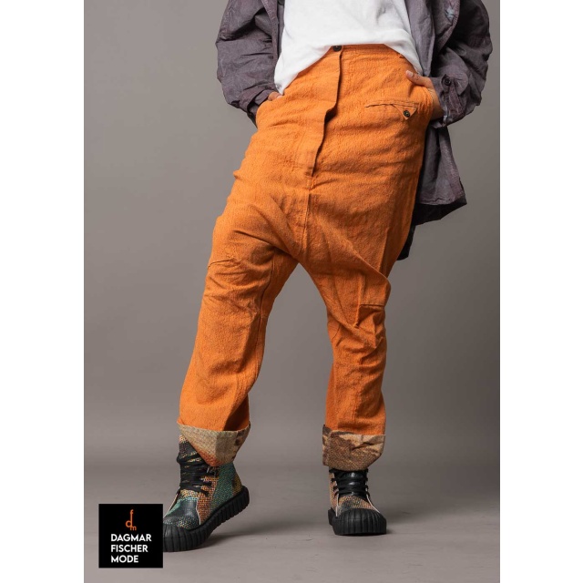 Tiefschritt Leinen-Woll-Hose von RUNDHOLZ DIP in drei tollen Farben