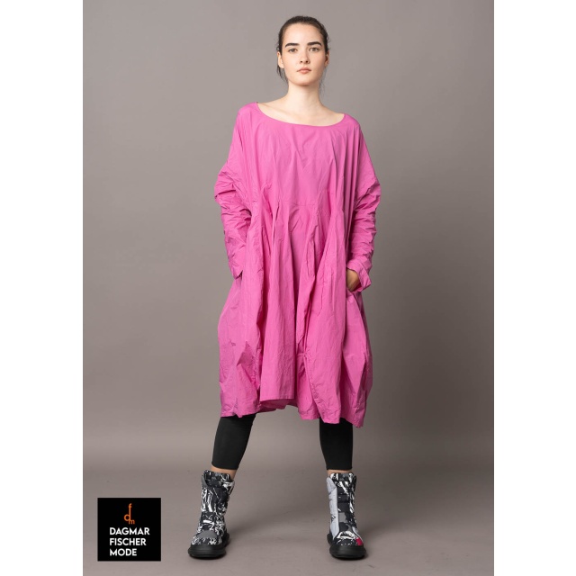 Oversized memory polyester dress by RUNDHOLZ BLACK LABEL in three great colors