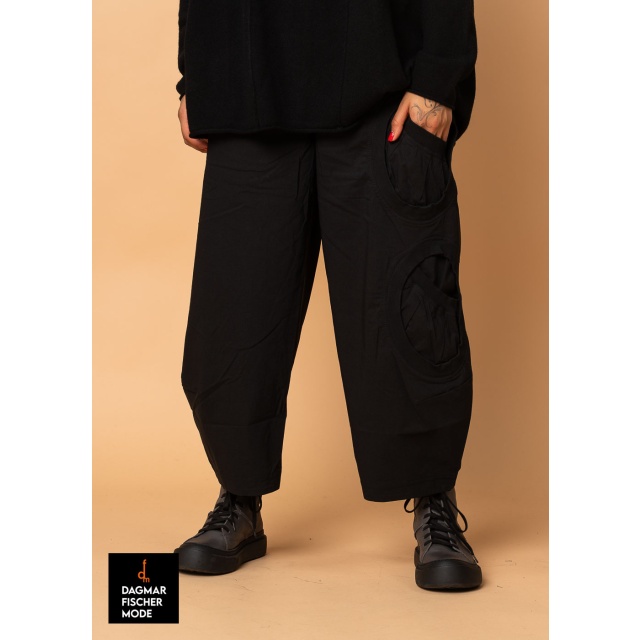 7/8 Hose mit auffallenden Taschen von RUNDHOLZ BLACK LABEL in black