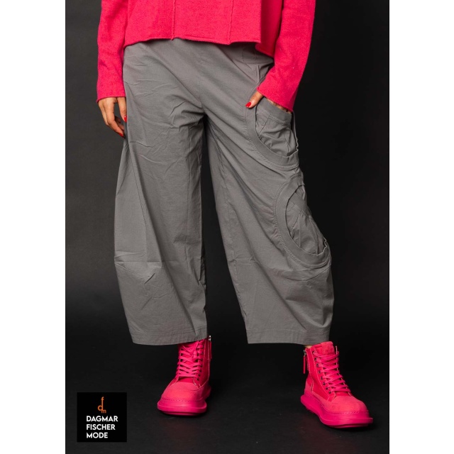 7/8 Hose mit auffallenden Taschen von RUNDHOLZ BLACK LABEL in dark grey