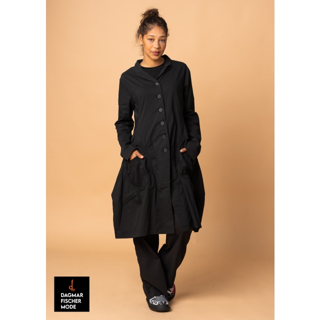 Elastischer, taillierter Mantel von RUNDHOLZ BLACK LABEL in black