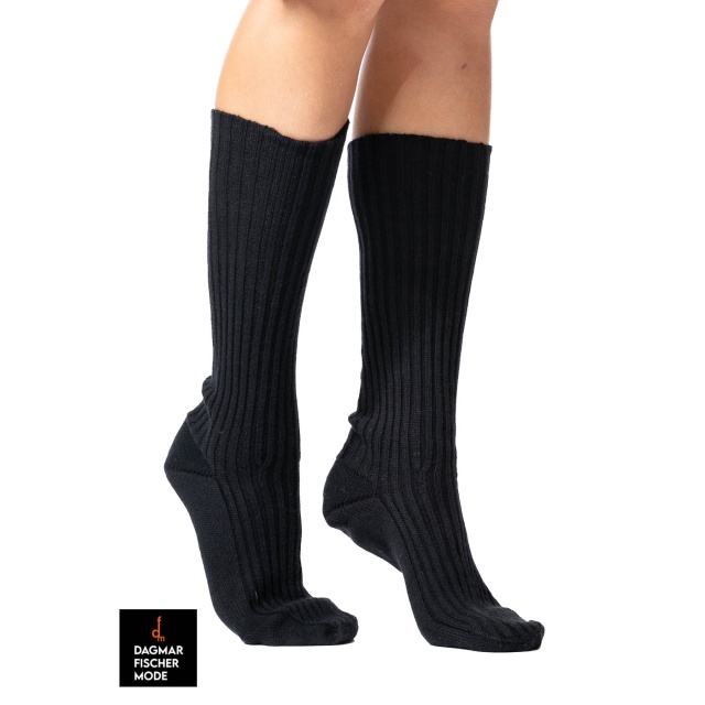Socken mit Kaschmiranteil von KEDZIOREK in black