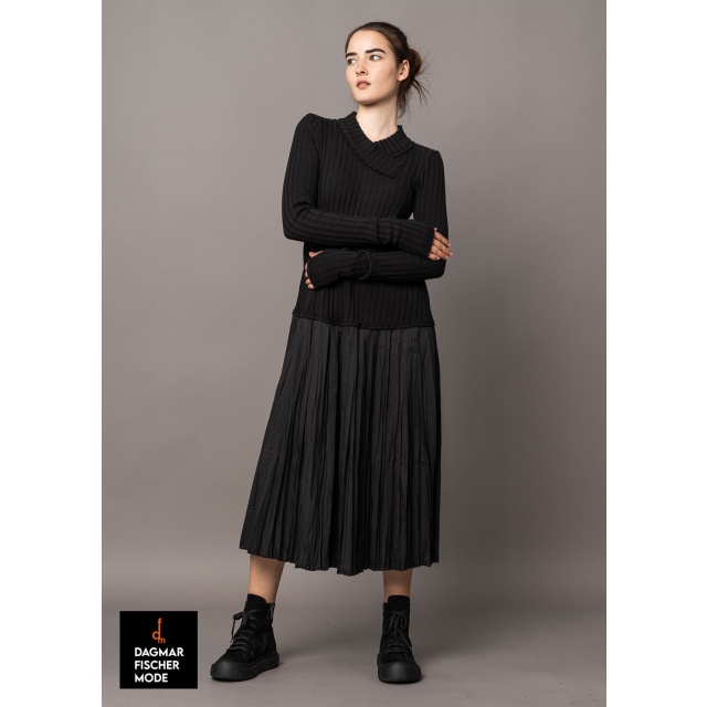 A-Linien Kleid von KEDZIOREK in peat und black
