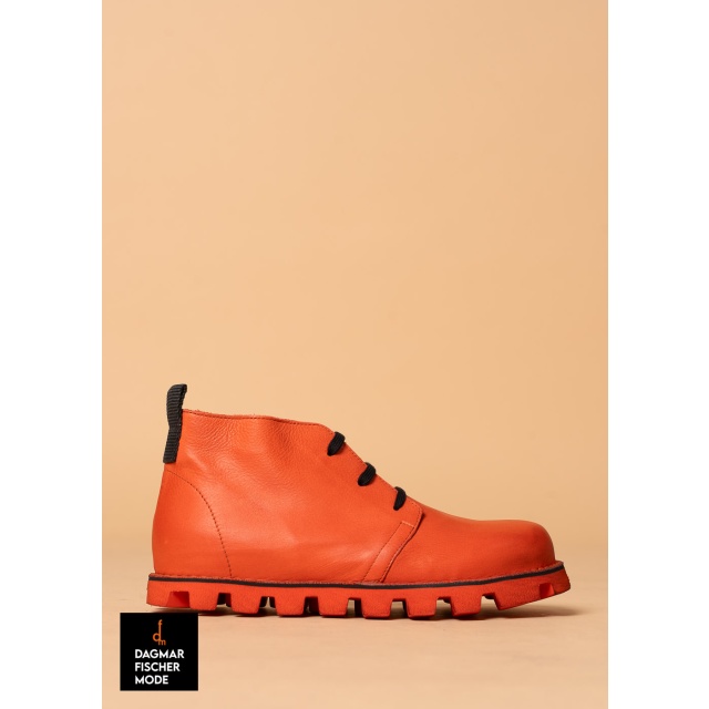 Knöchelhoher Schnürschuh von LOFINA in Gasoline spritz aperol