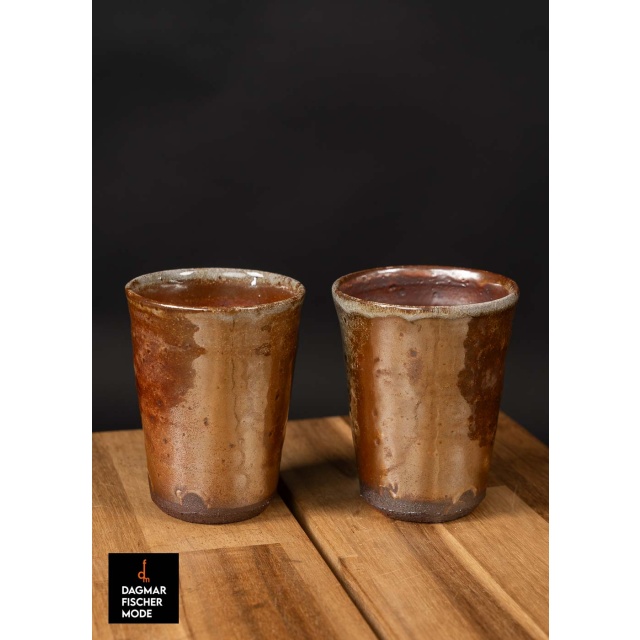 Becher-Set aus dem SälzerHolzbrandOfen von Annette Pfister