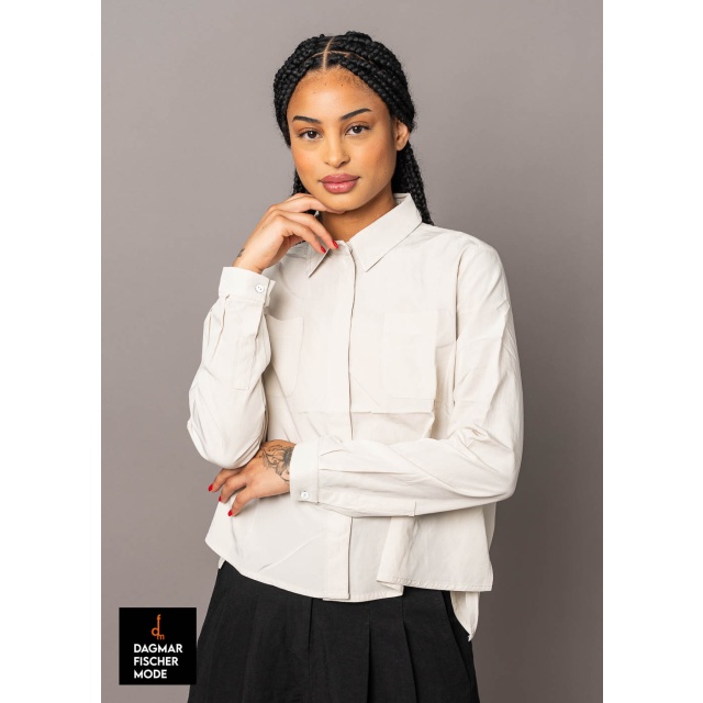 Doppellagige Bluse von LURDES BERGADA in off-white