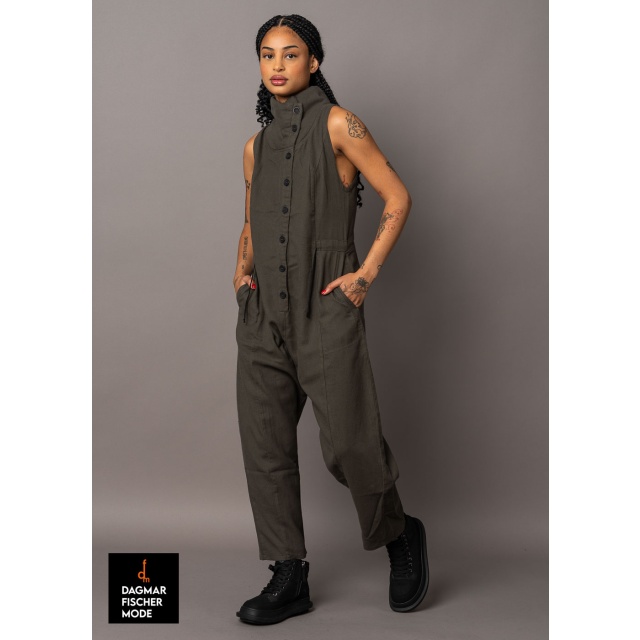 Overall von LURDES BERGADA in moss und black