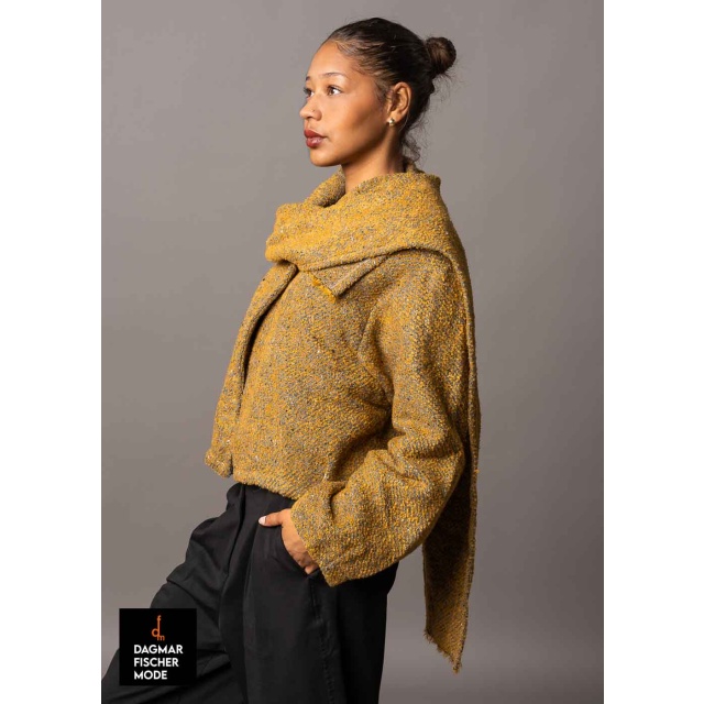 Kurze Jacke von LURDES BERGADA in dijon und grey