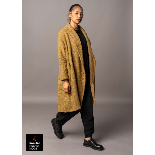 Oversize Mantel von LURDES BERGADA in dijon und grey