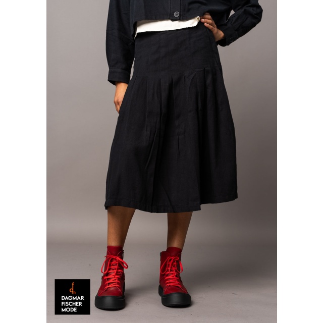 Faltenrock von LURDES BERGADA in dijon, moss und black