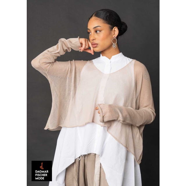 Dünner Baumwollpullover SMUG von studiob3 in black & beige