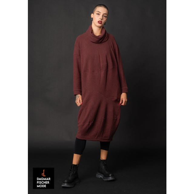 Maxikleid GILLIANA von studiob3 in black, marengo & burgundy