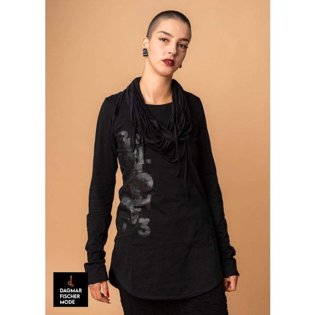 Langarmshirt SLANG von studiob3 in black & pearl