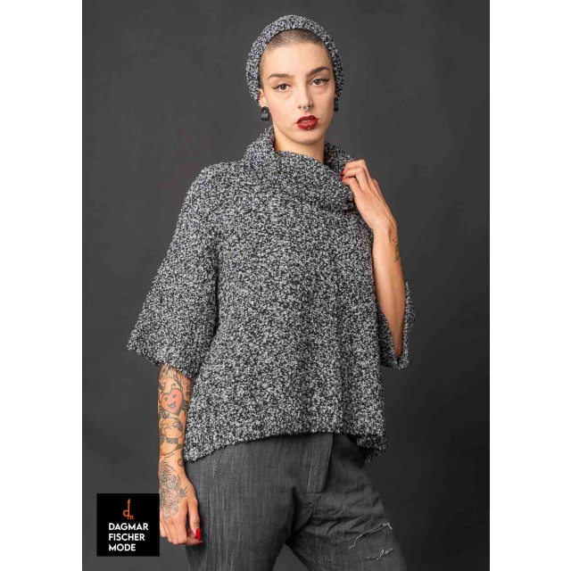 Oversize Pullover KAMIKA von studiob3 in black & salt&pepper
