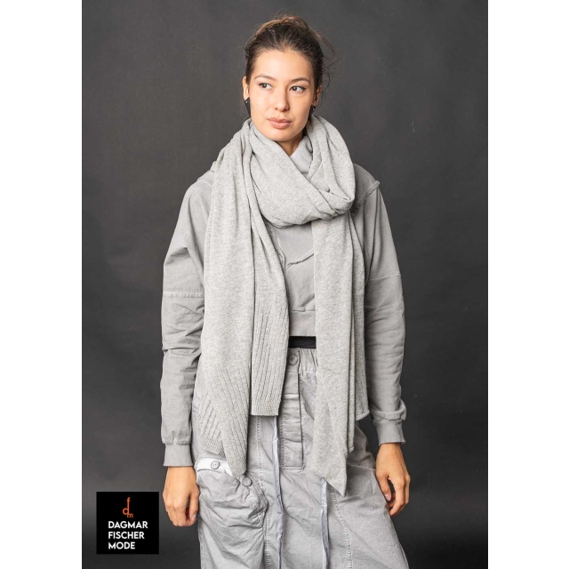 INGO scarf by studiob3 in black, pearl melange & burgundy