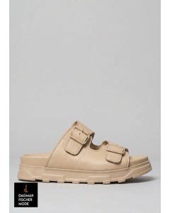 Sandale mit Schnallen von LOFINA in Gasoline malto / malto