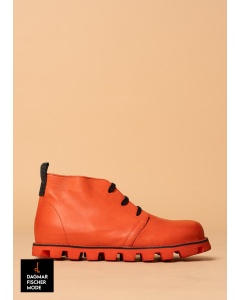 Ankle-high lace-up shoe by LOFINA in Gasoline spritz aperol