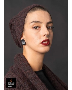 Beanie FIFF by studiob3 in pearl & smoke burgundy