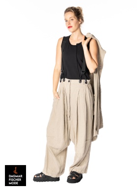 Very casual linen trousers by RUNDHOLZ in linen