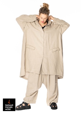 One size linen coat by RUNDHOLZ in linen