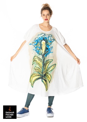 Unique oversize dress by RUNDHOLZ in special handpaint