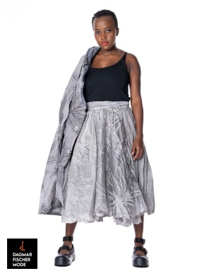 Extravagant skirt by RUNDHOLZ DIP in charcoal 70% cloud