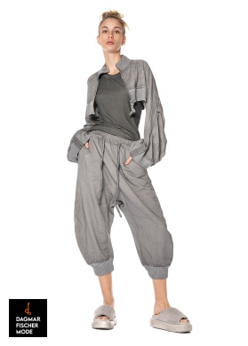 Casual trousers by RUNDHOLZ DIP in charcoal 70% cloud & charcoal 10% cloud