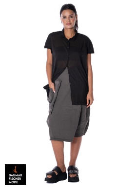 Elasticated trouser skirt by RUNDHOLZ DIP in charcoal cloud