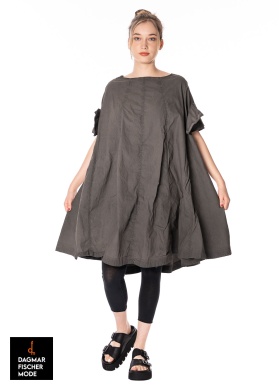 Elastic oversize dress by RUNDHOLZ DIP in charcoal cloud