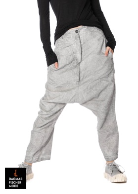Casual 7/8 trousers by RUNDHOLZ DIP in charcoal 70% cloud & charcoal 10% cloud