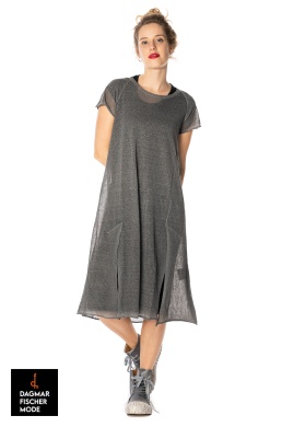 Oversize linen dress by RUNDHOLZ DIP in black & two colors of the season