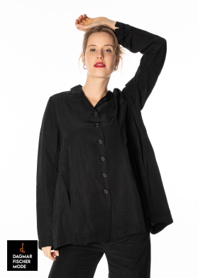 Casual jacket by RUNDHOLZ BLACK LABEL in black & azur
