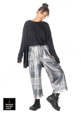 7/8 sequin trousers by RUNDHOLZ BLACK LABEL in comic print