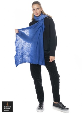Cashmere scarf by PURSCHOEN in blau-hellblau