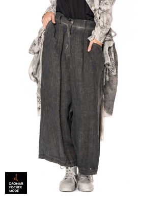 Summer trousers by sanctamuerte in grey storm & olive