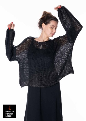 Knitted pullover by sanctamuerte in black