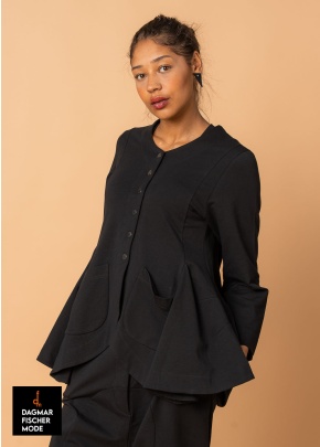 Baumwollblazer von KHEI in black