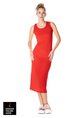 Schmales Basickleid von RUNDHOLZ in rose cloud